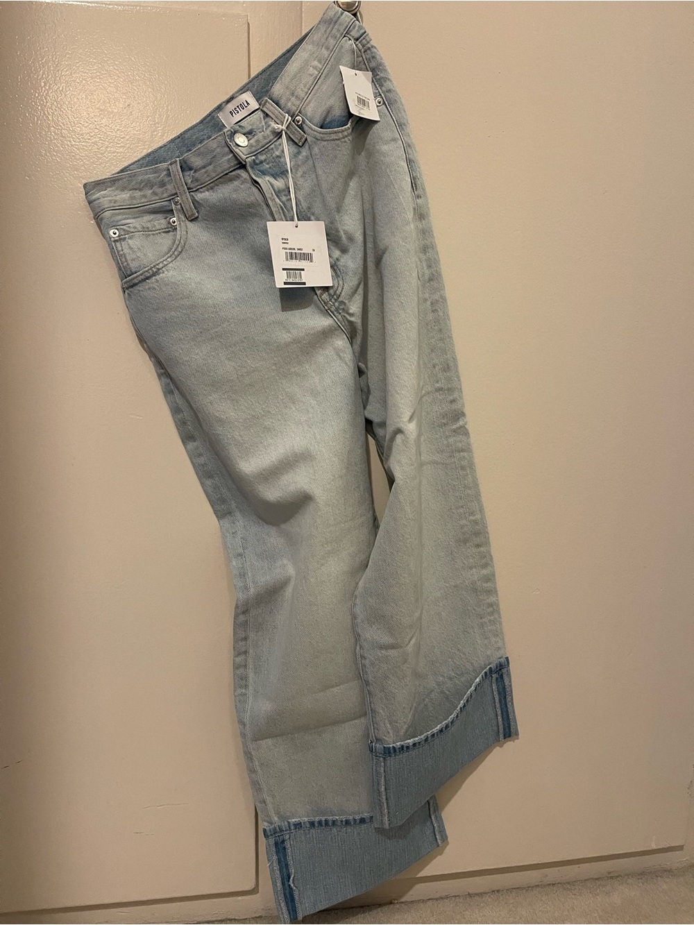 pistola Light Wash High Rise Jeans - Picture 2 of 8